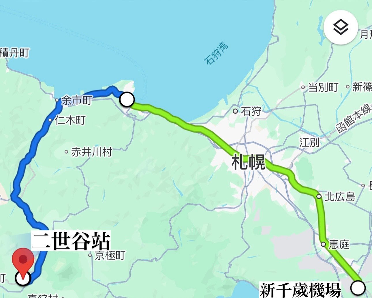 新千歲機場到二世谷攻略