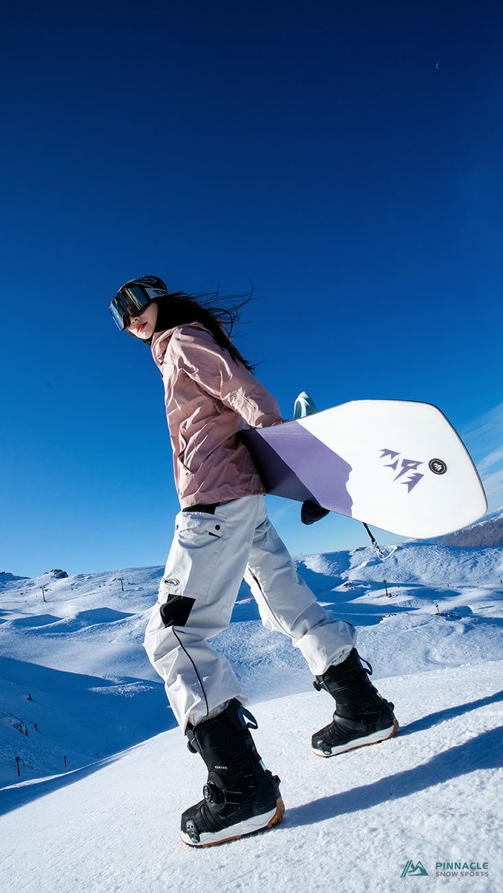 直式滑雪人像